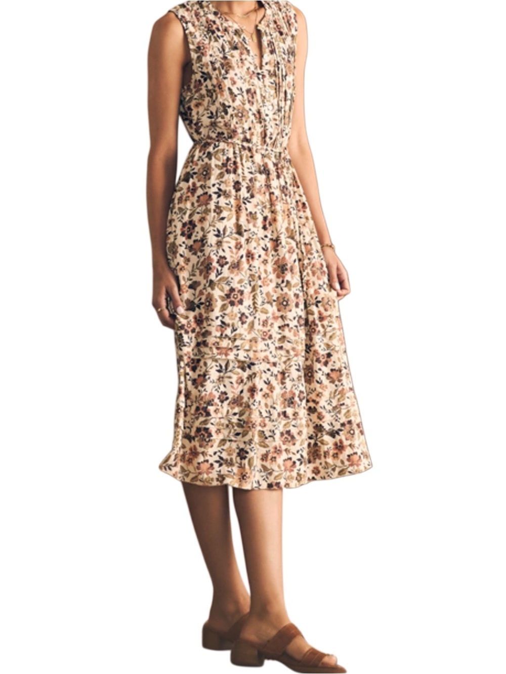 Faherty Isha Midi Dress